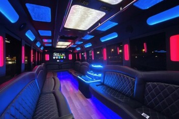 Mount Pleasant Limousine Bus Interior