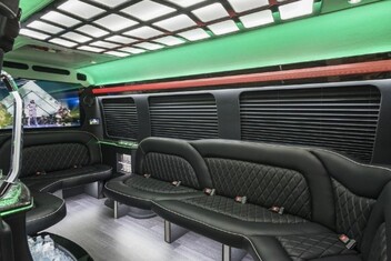 Mount Pleasant Sprinter Party Bus Interior