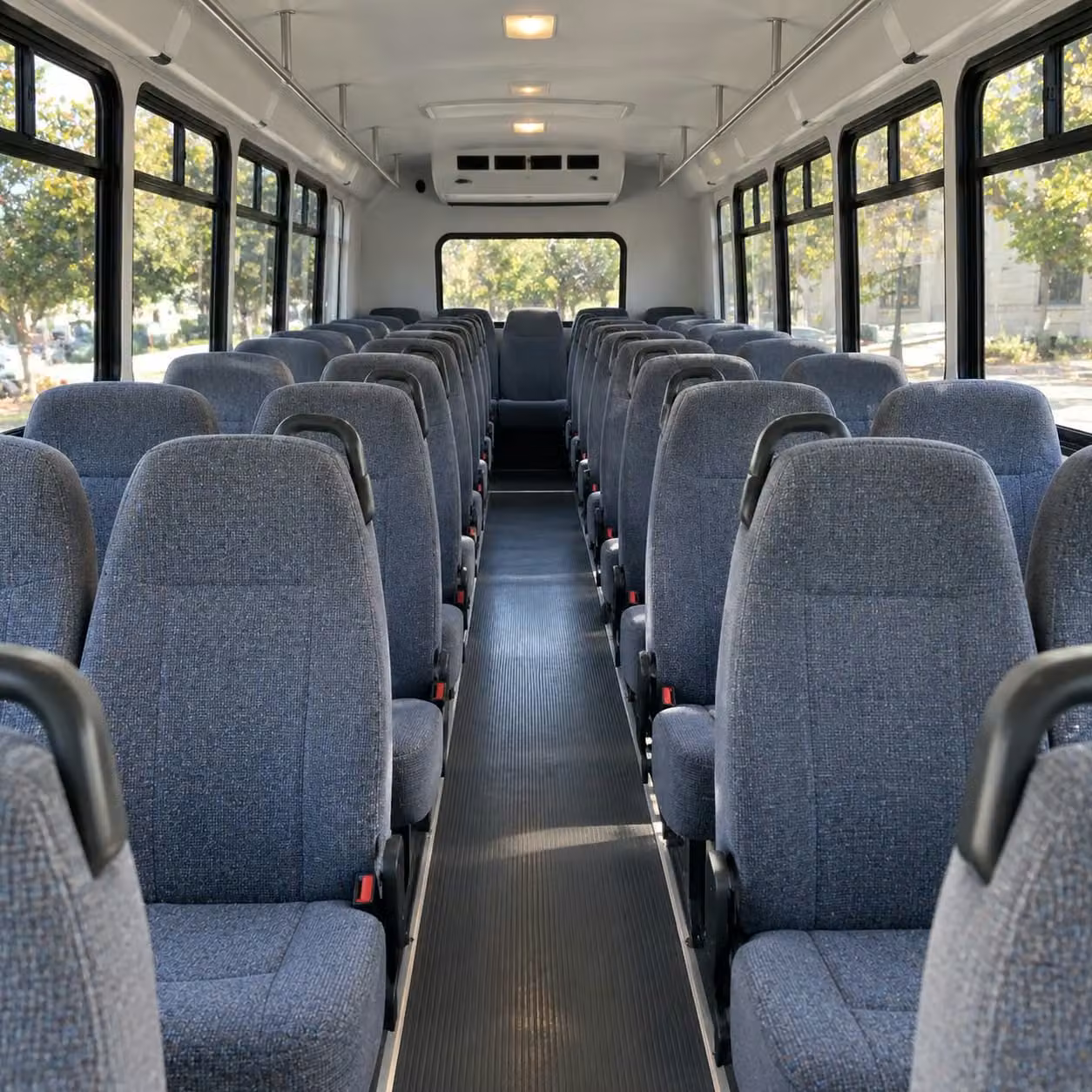 30 passenger minibus interior