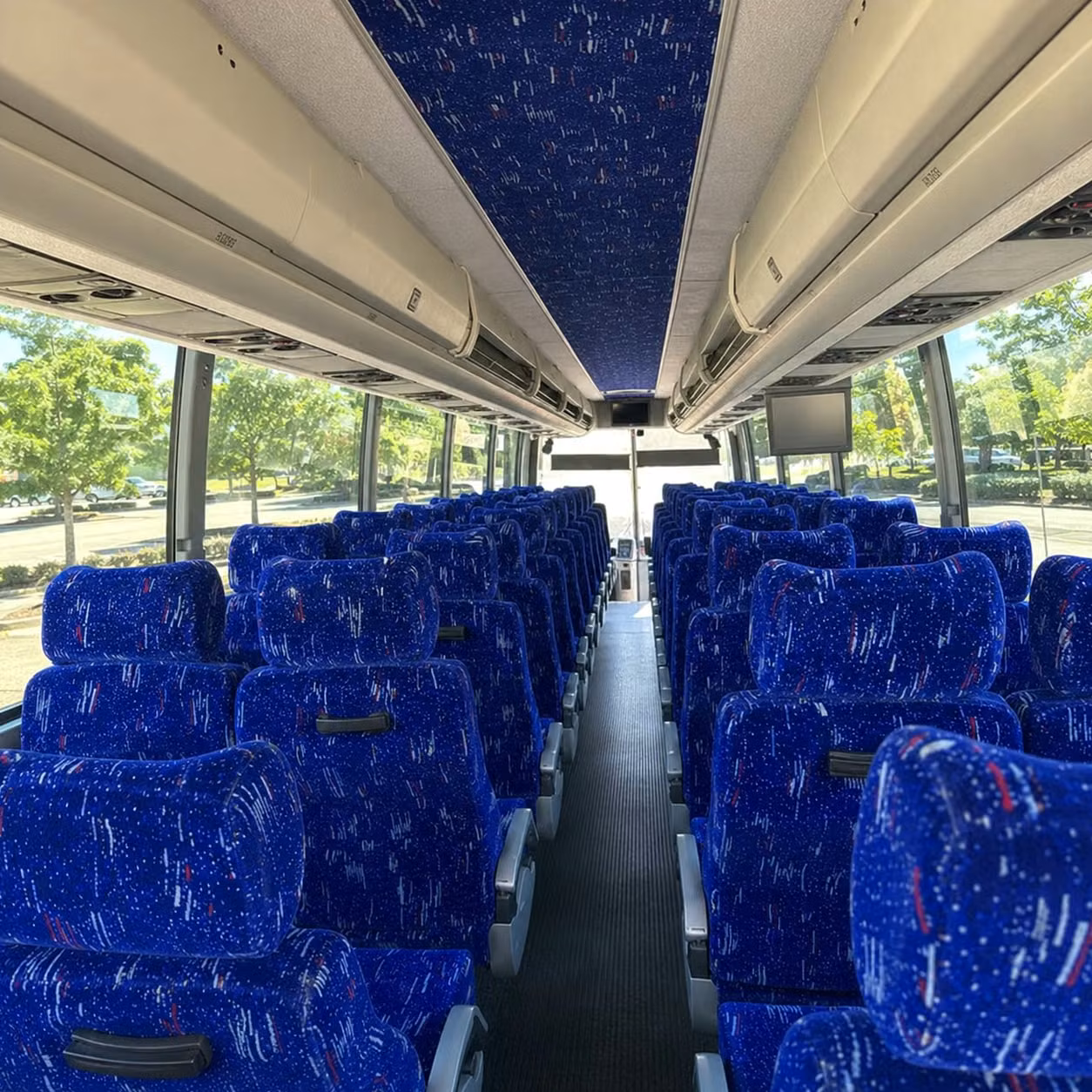 mount pleasant charter bus interior