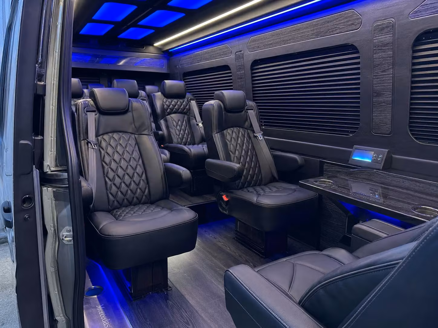 sprinter van transportation for groups and events across mount pleasant