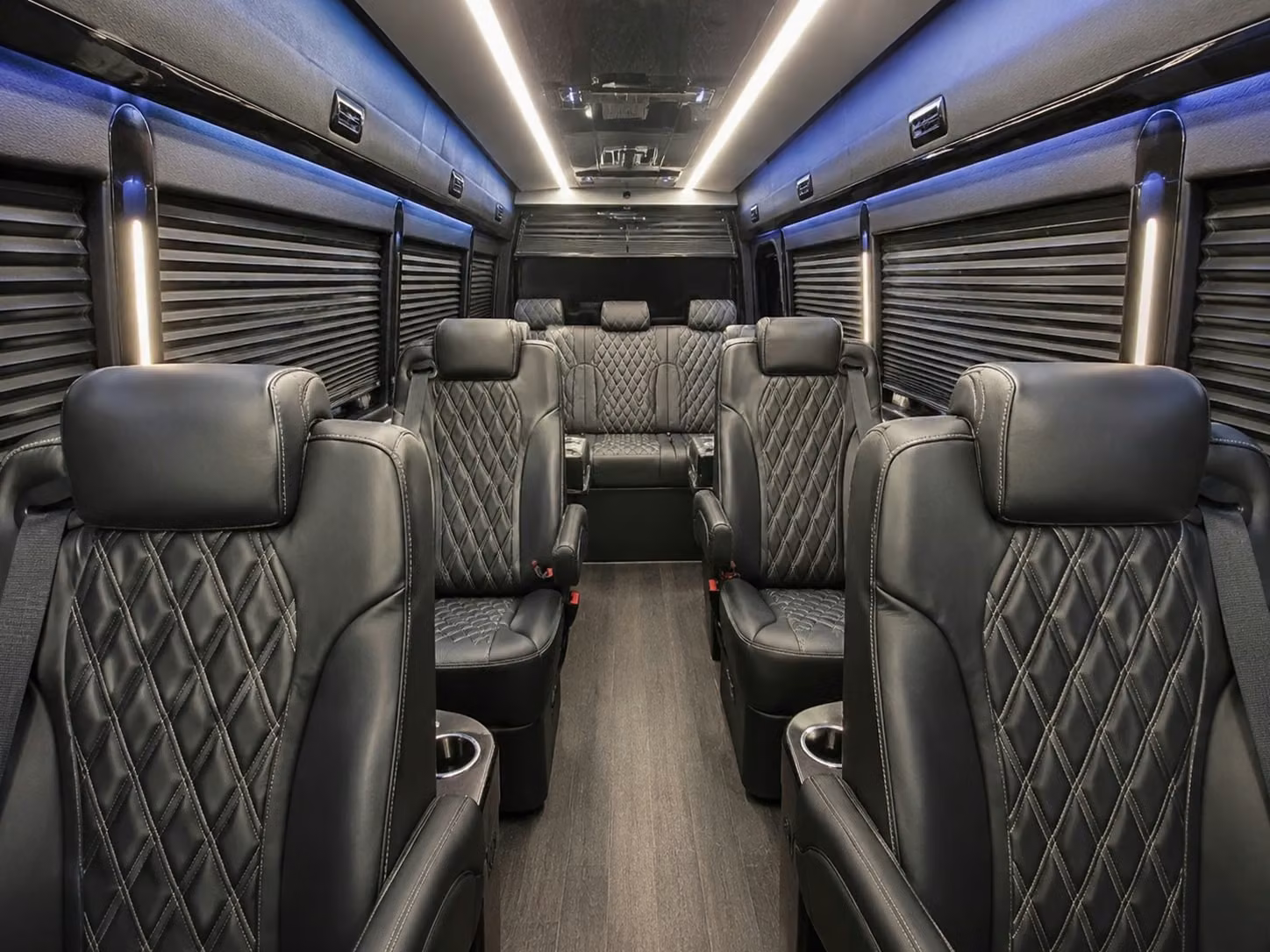 sprinter van with driver inside